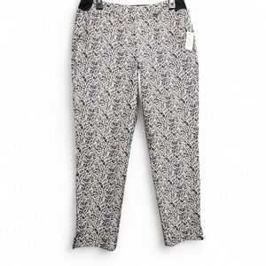 Tommy Bahama Active Wall of Palms Pants‎ Womens Medium Pull On Stretch Ankle NEW